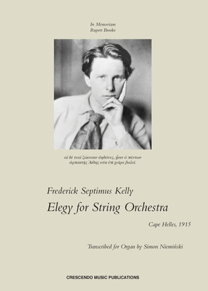 Book cover for Elegy for String Orchestra
