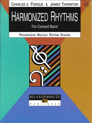 Book cover for Harmonized Rhythms - Bb Tenor Saxophone