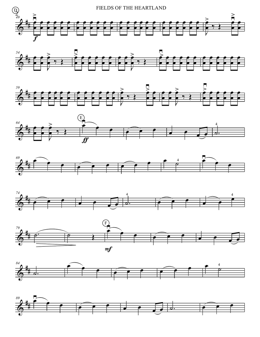 Fields of the Heartland for String Orchestra String Orchestra scores gallery preview page 3