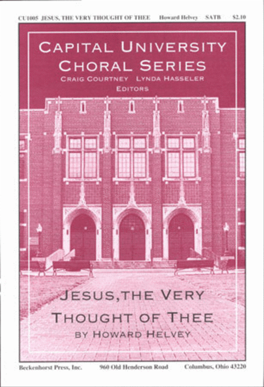Jesus, the Very Thought of Thee - Helvey 4-Part scores gallery preview page 1