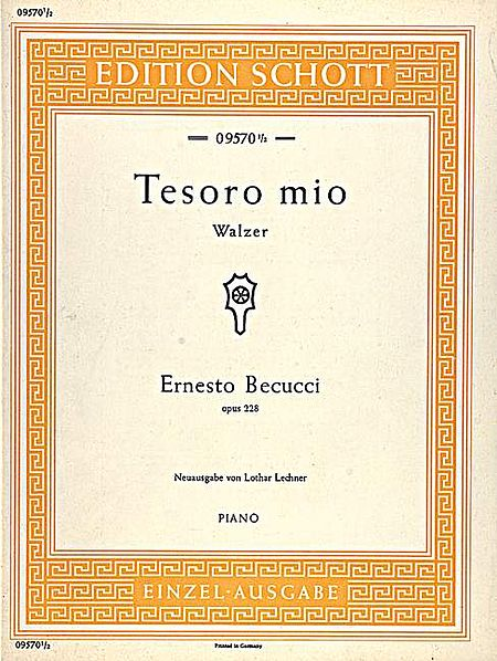 Tesoro Mio Waltz in D Major, Op. 228