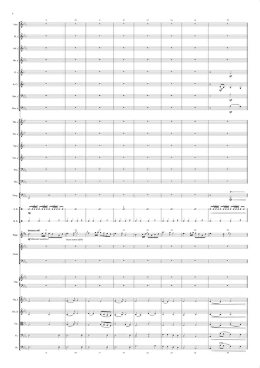 Highland Cathedral Full Orchestra scores gallery preview page 4