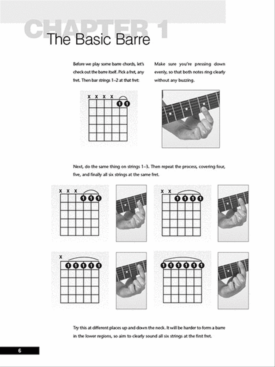 Barre Chords Guitar scores gallery preview page 4