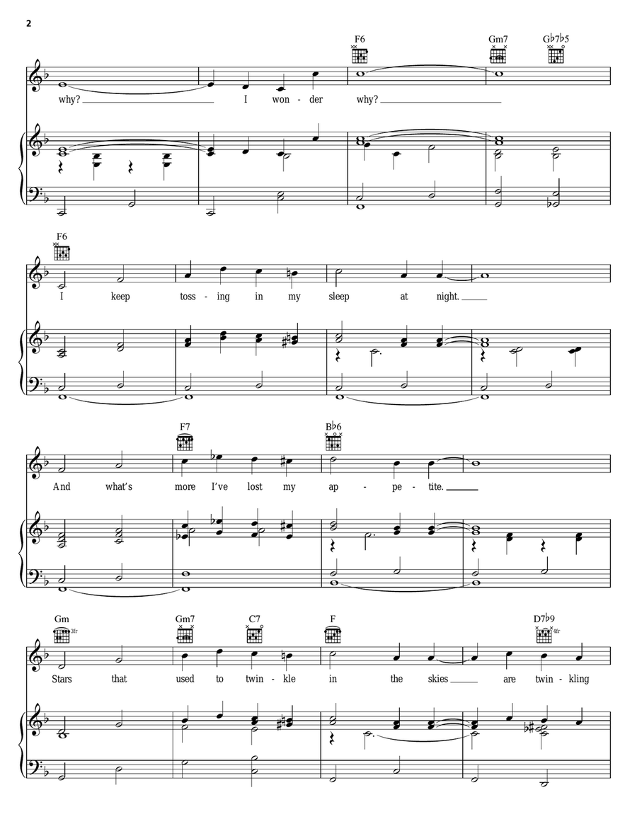 (I Wonder Why?) You're Just In Love Guitar scores gallery preview page 2