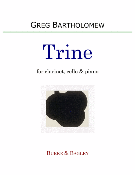 Trine for clarinet, cello & piano image number null