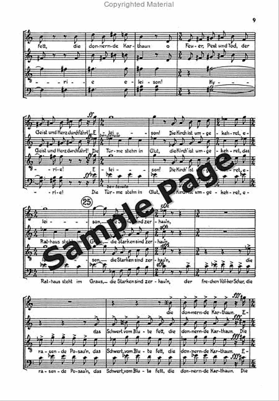 Cantata 2 Alto/chor/2 Pianos 4-Part scores gallery preview page 10