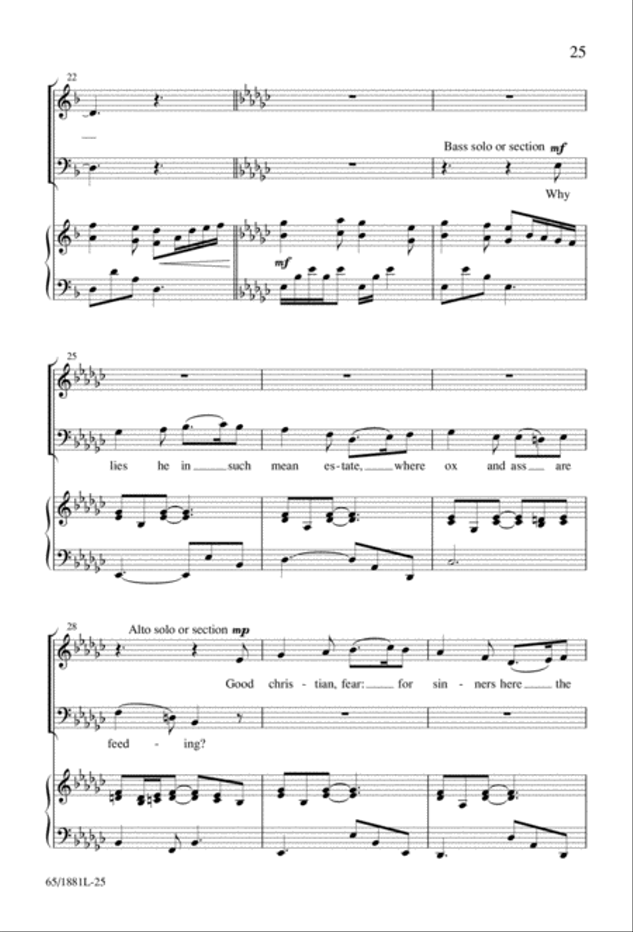 A Very Special Night A Very Special Night Unison Choir scores gallery preview page 27