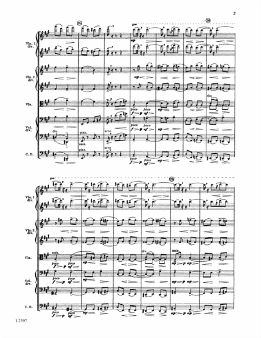 Transcendental Variations String Orchestra scores gallery preview page 2