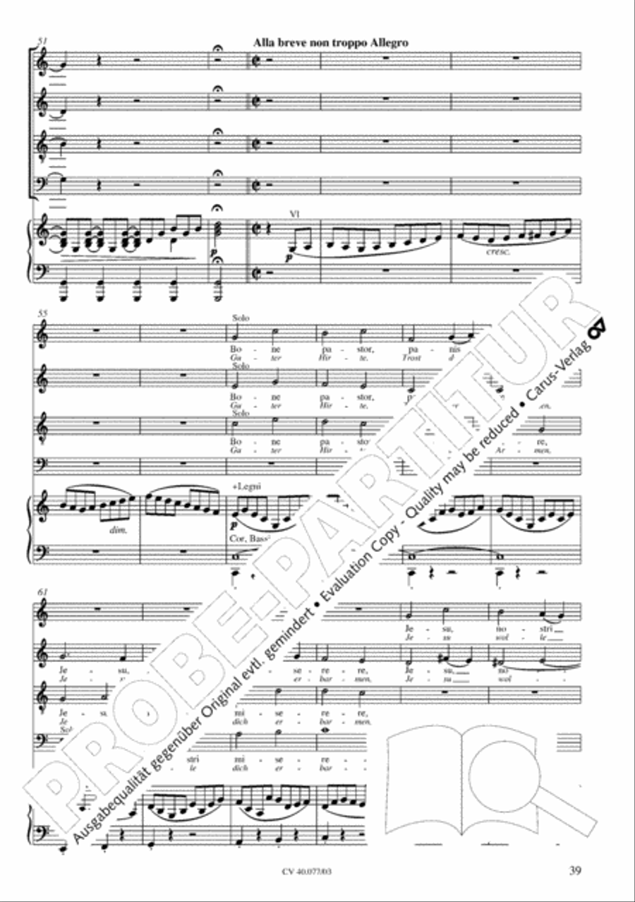 Lauda Sion Lauda Sion 4-Part scores gallery preview page 44