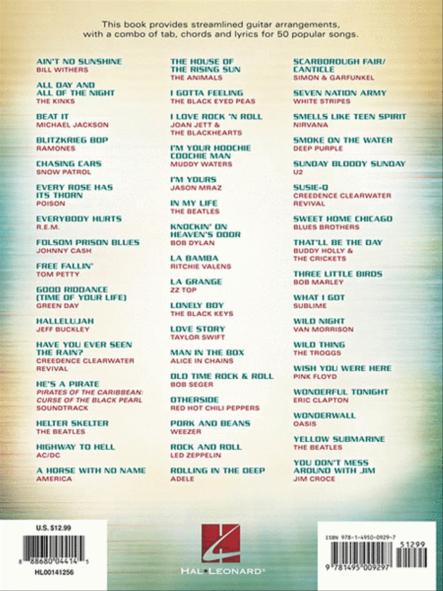 Simple Songs Electric Guitar scores gallery preview page 2