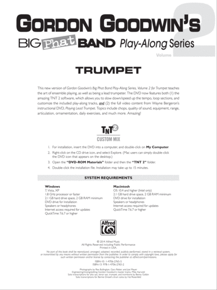 Gordon Goodwin's Big Phat Play Along, Volume 2 Cornet scores gallery preview page 6