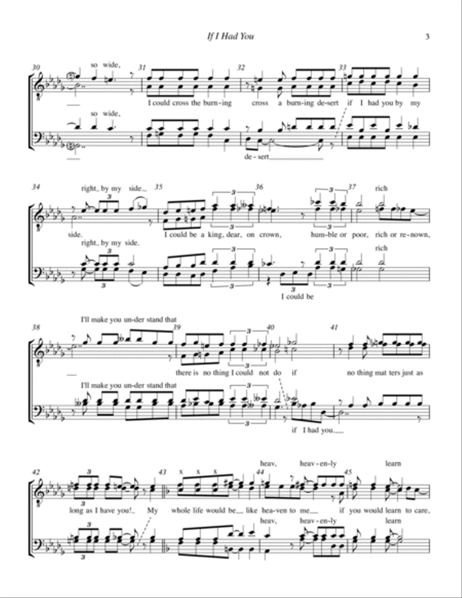 If I Had You TTBB scores gallery preview page 3