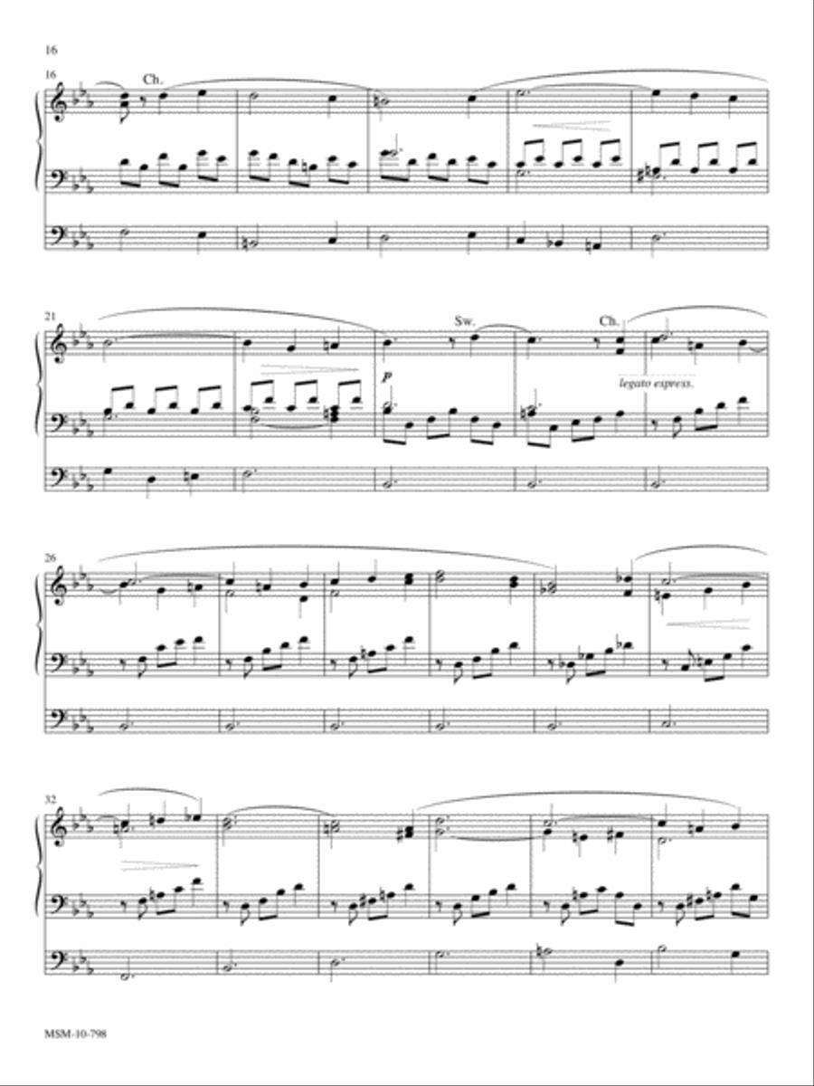 Choral Classics Arranged for Organ Organ Solo scores gallery preview page 8