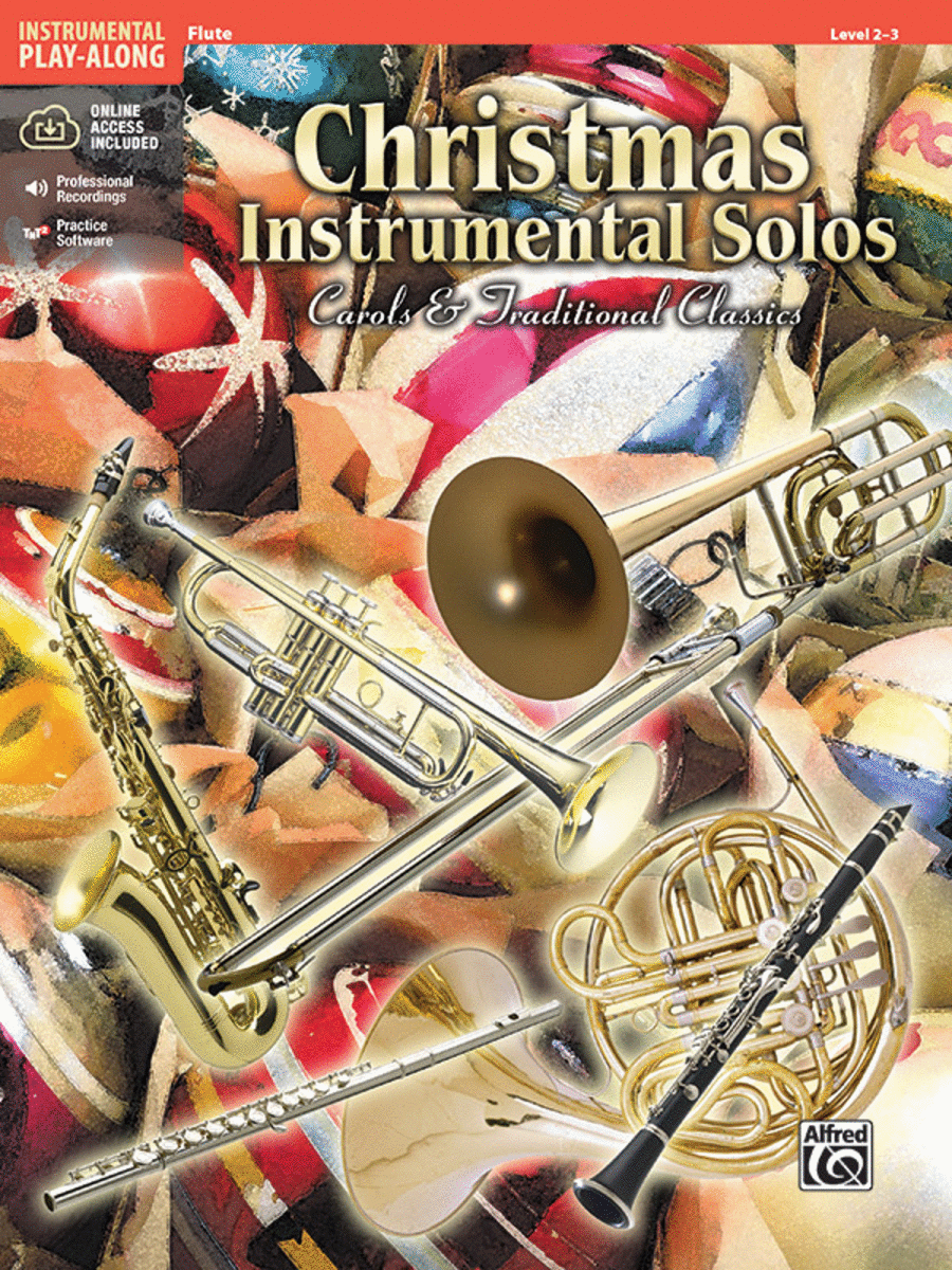 Christmas Instrumental Solos - Flute (Book & CD) Flute Solo scores gallery preview page 1