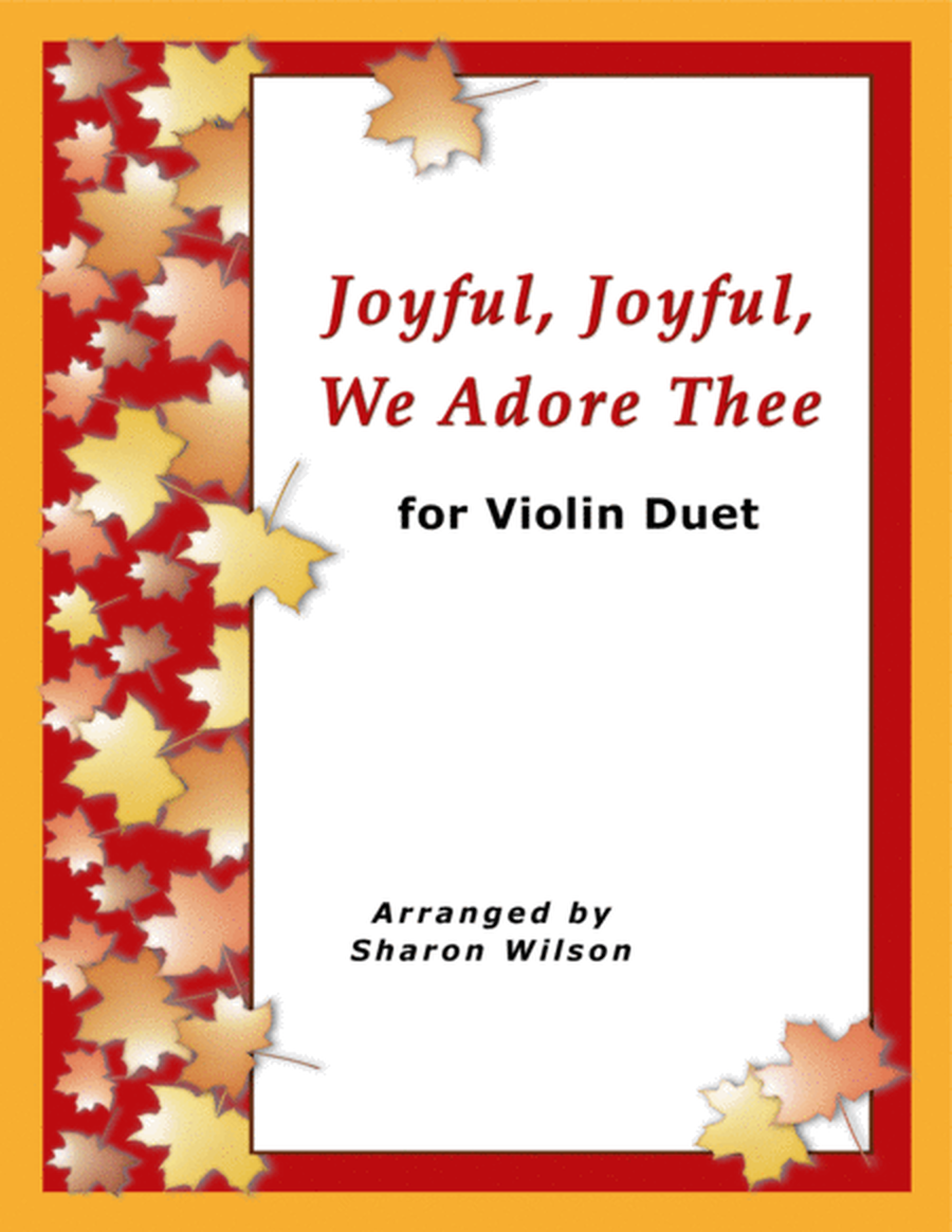 Joyful, Joyful, We Adore Thee (for Violin Duet) image number null