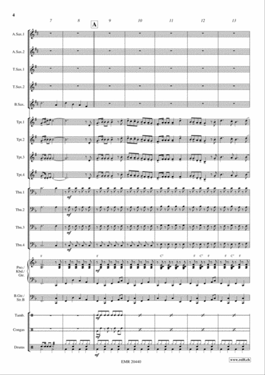 Folksongs From Germany Folksongs From Germany Big Band scores gallery preview page 5