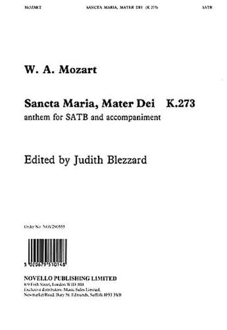Mozart: Sancta Maria, Mater Dei K.273