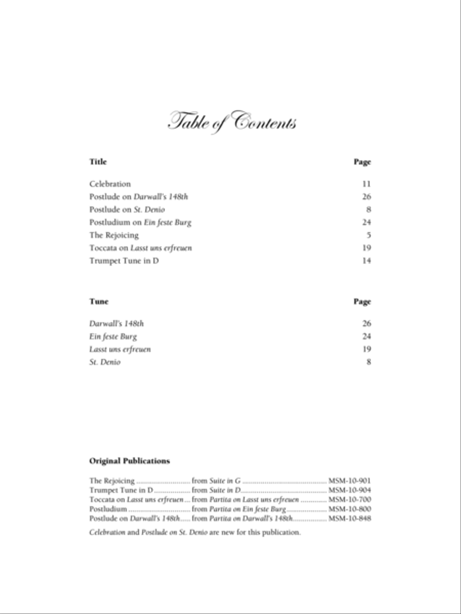 The Rejoicing Organ scores gallery preview page 2