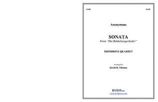 Book cover for Sonata from "Die bankelsangerlieder"
