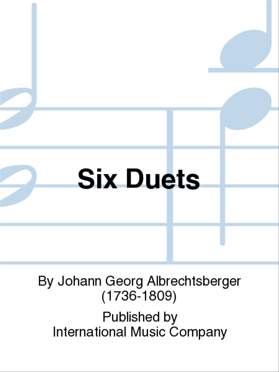 Six Duets Cello scores gallery preview page 1