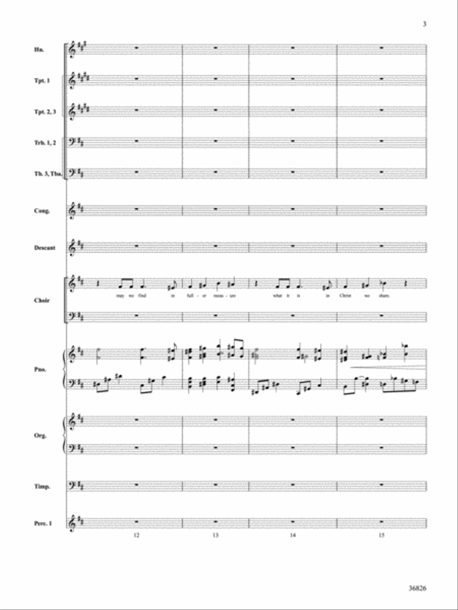 God Is Here Choir scores gallery preview page 4