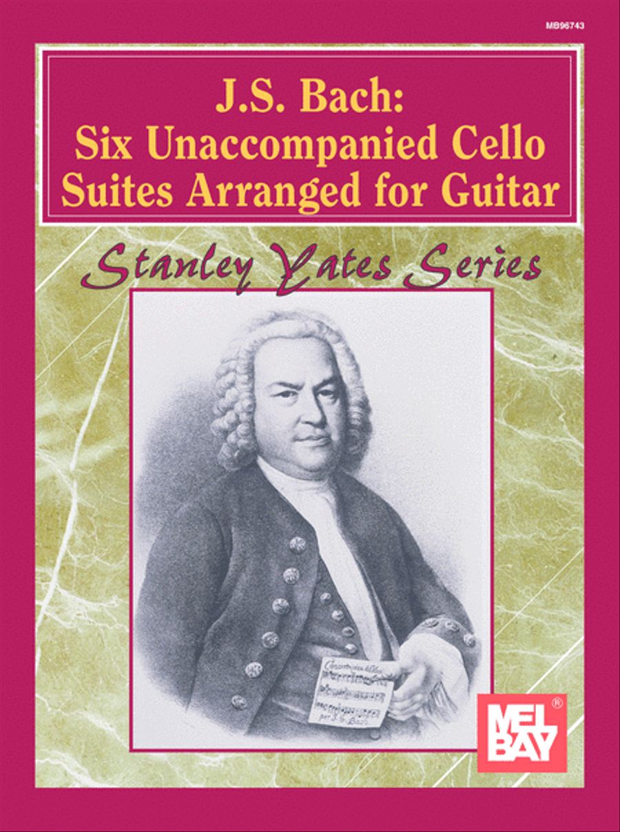 J. S. Bach: Six Unaccompanied Cello Suites Arranged for Guitar Cello scores gallery preview page 1