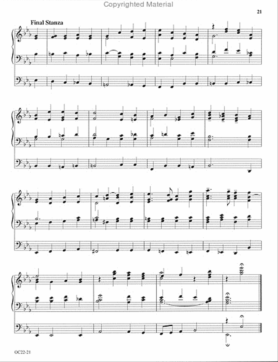 The Last Verse II Organ scores gallery preview page 4