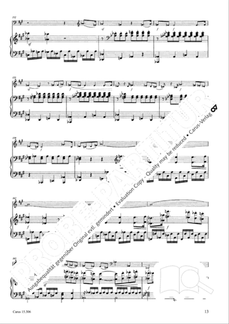 Grand Duo fur Violoncello und Klavier String Duet scores gallery preview page 14