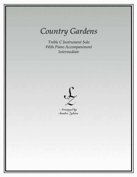Country Gardens (treble C instrument solo) image number null