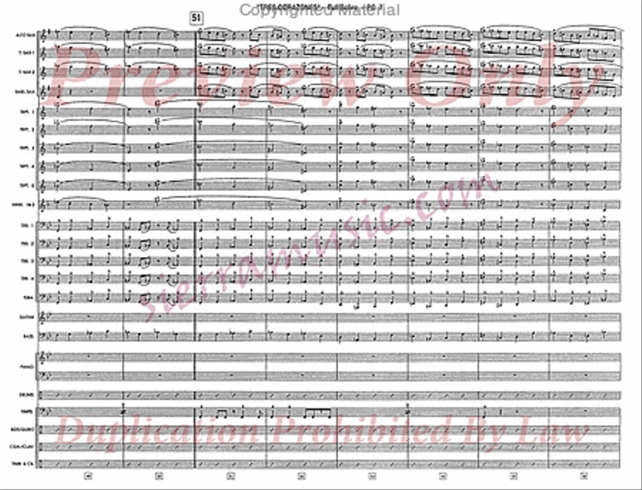 Tres Corazones Tres Corazones Jazz Ensemble scores gallery preview page 8