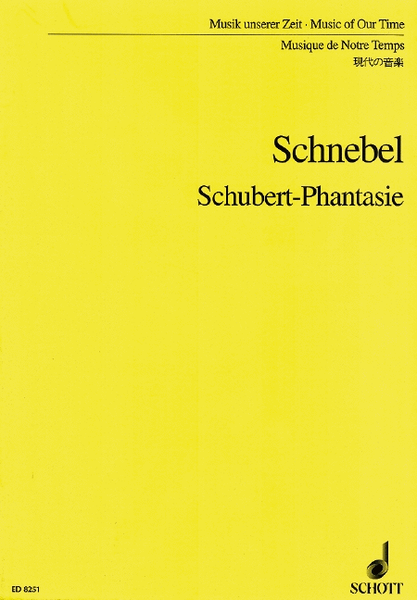Schubert-phantasie Study Score