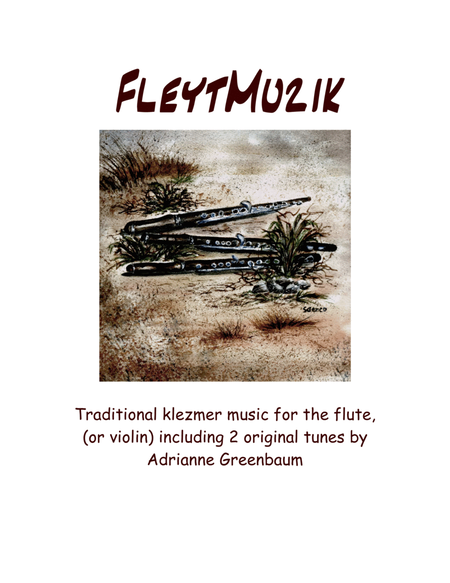 Complete Book of Klezmer for Flute (Klezmer Tunes recorded by Adrianne Greenbaum) image number null