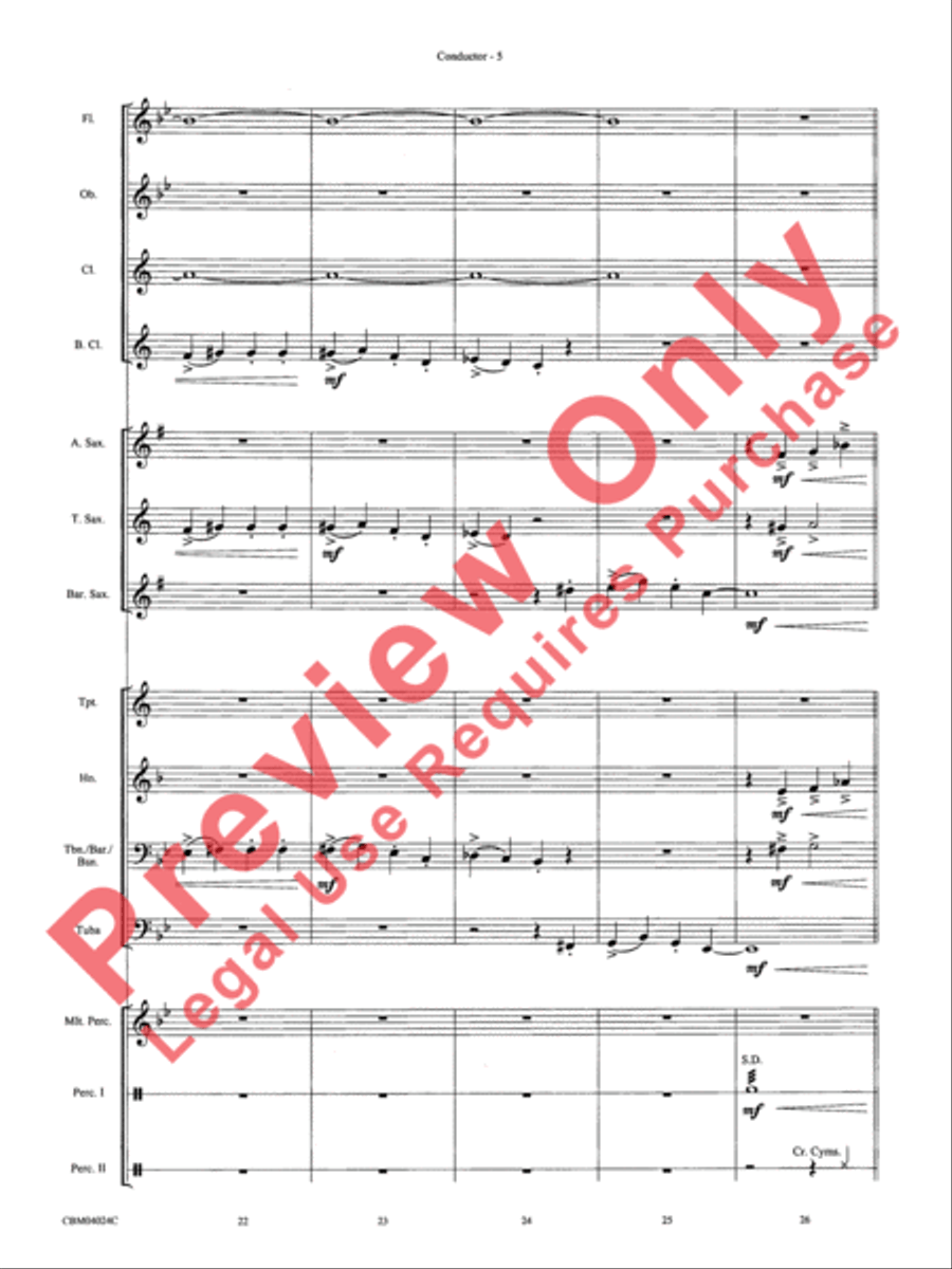 Rhapsody in Blue Rhapsody in Blue Concert Band scores gallery preview page 7