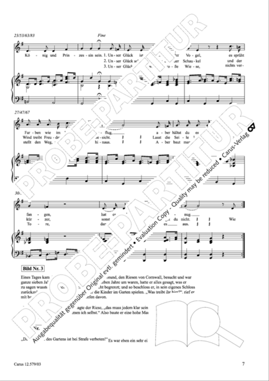 Der Garten des Riesen Children's Choir scores gallery preview page 8