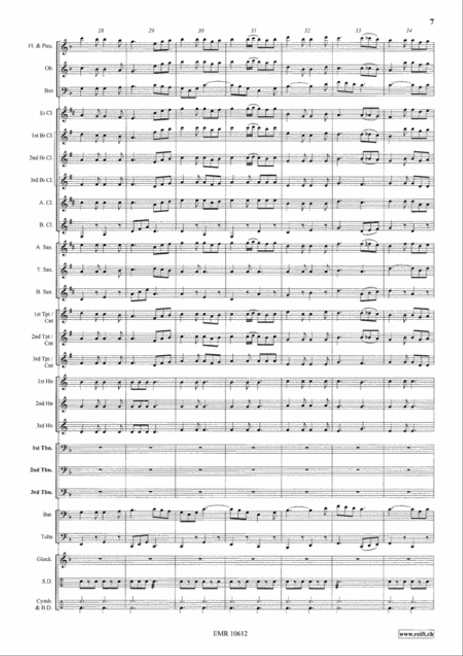 Trombone Party Trombone Party Concert Band scores gallery preview page 8