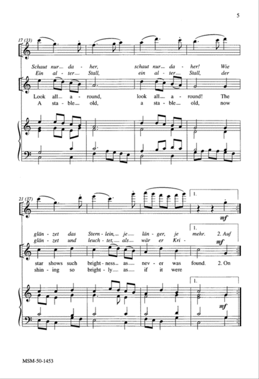 Arise Now, You Shepherds 2-Part scores gallery preview page 5