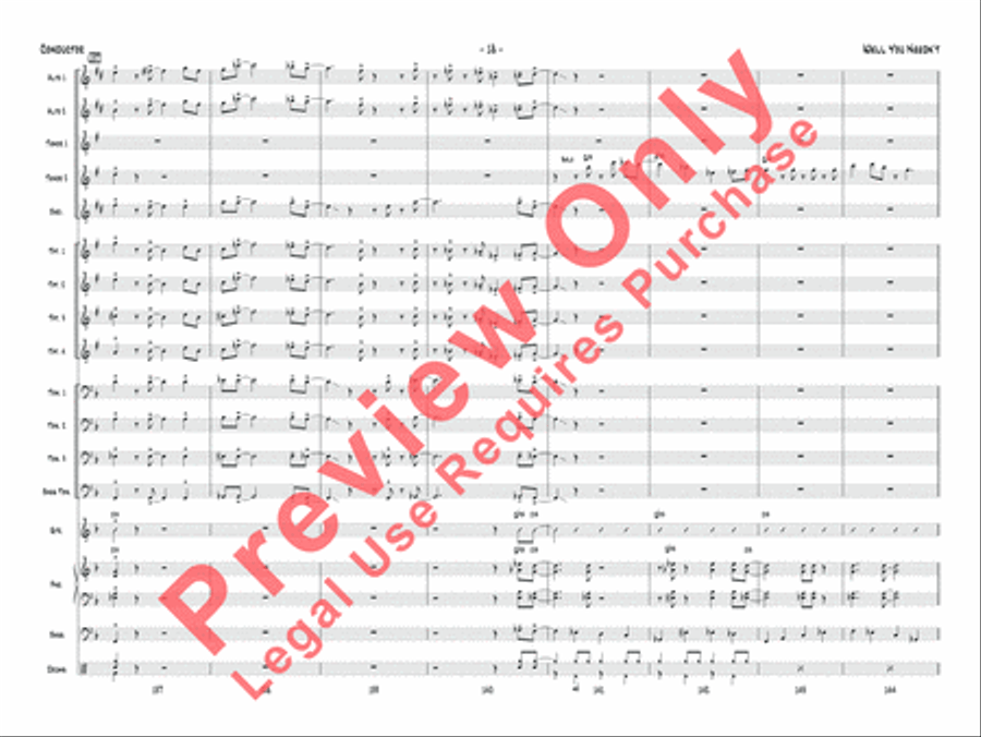 Well You Needn't Jazz Ensemble scores gallery preview page 19