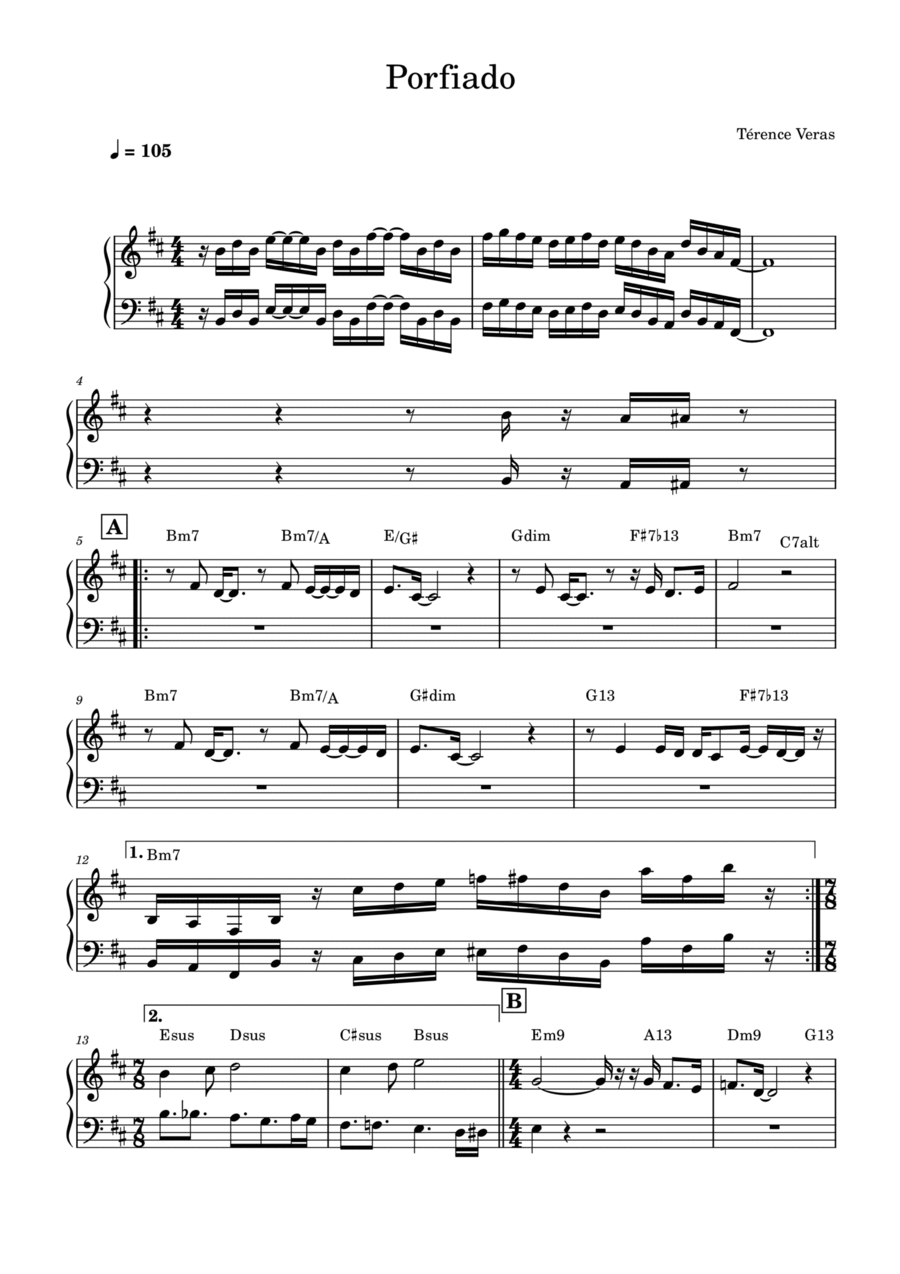 PORFIADO Chamber Music scores gallery preview page 1