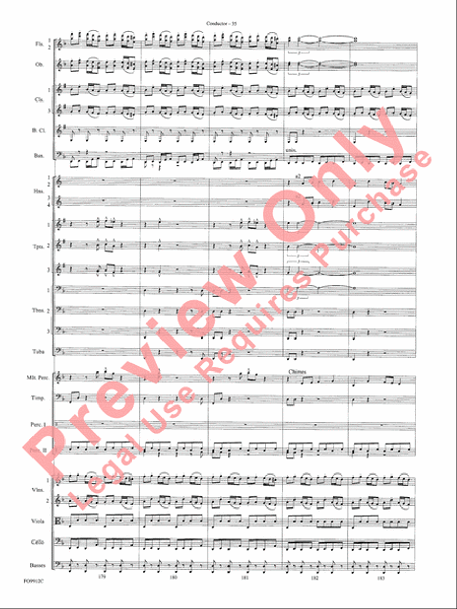 Selections from Star Wars: Episode I The Phantom Menace Full Orchestra scores gallery preview page 37