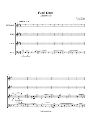 Fugal Dirge (SATB Choir)