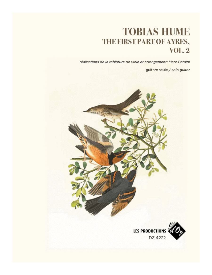 The First Part of Ayres, vol. 2 Classical Guitar scores gallery preview page 1