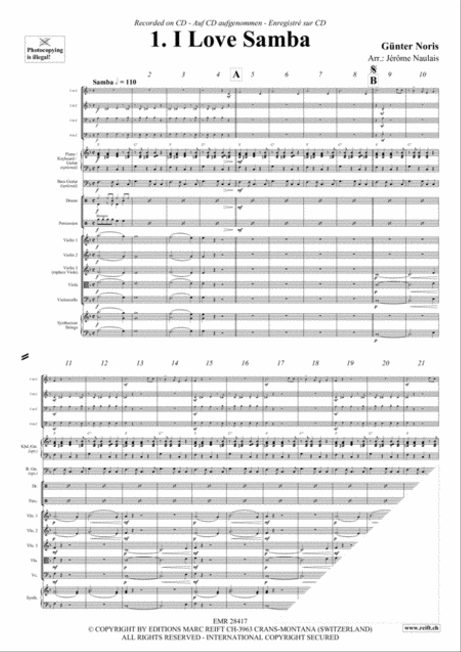 Let's Dance Volume 3 Brass Ensemble scores gallery preview page 3