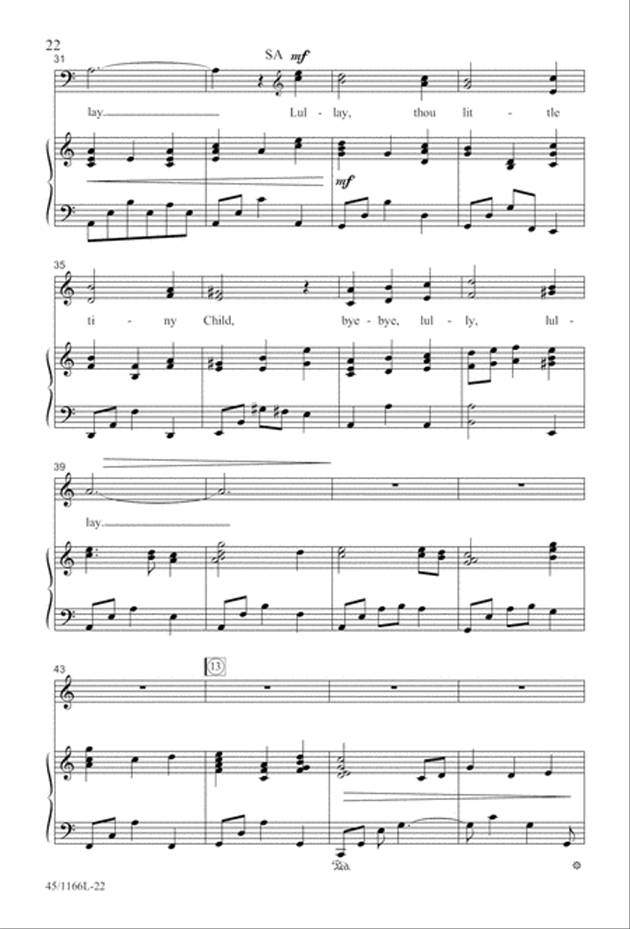 12 Carols for about 12 Singers 3-Part scores gallery preview page 23
