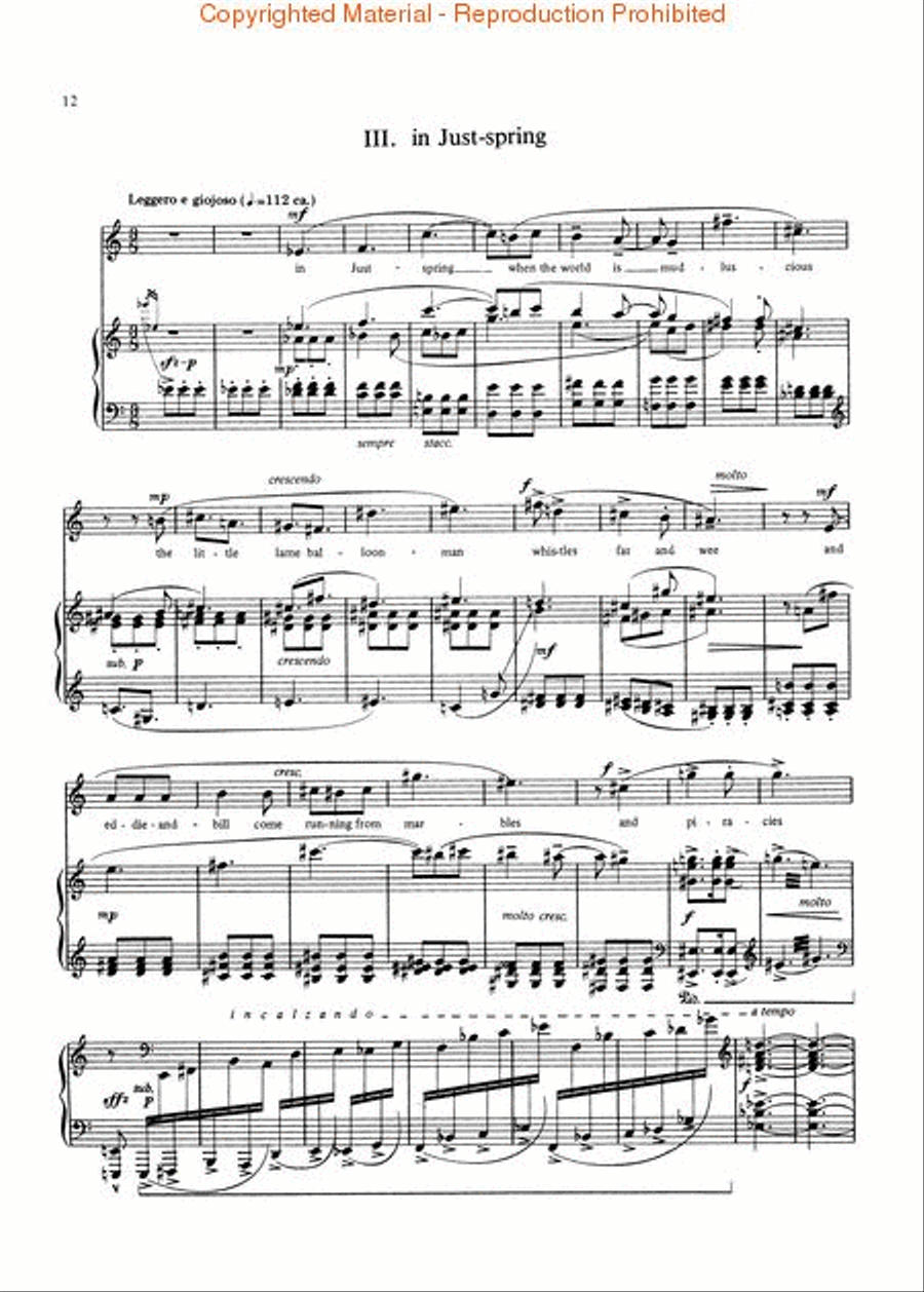 Songs About Spring Songs About Spring Voice scores gallery preview page 4