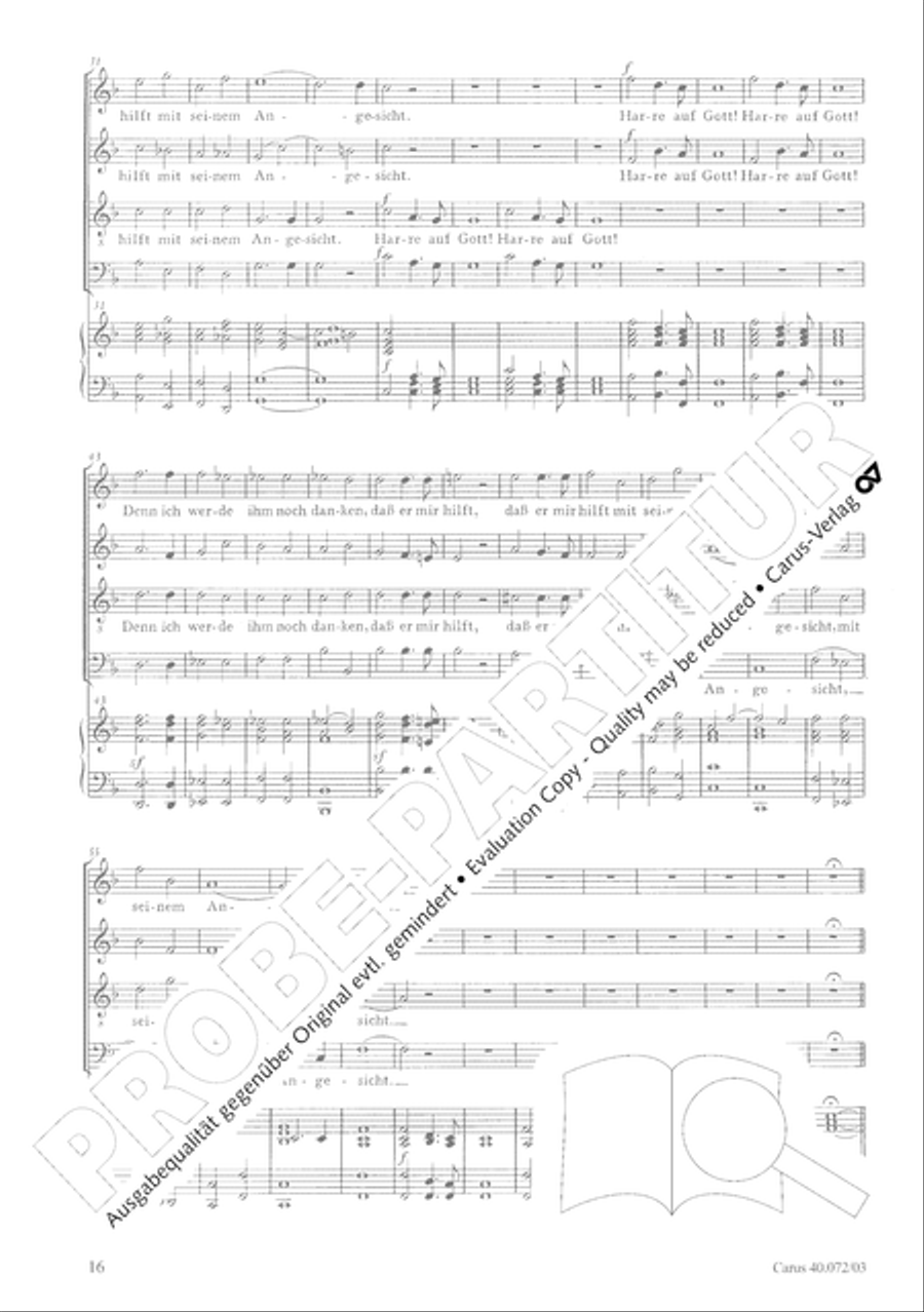 Psalm 42 4-Part scores gallery preview page 21