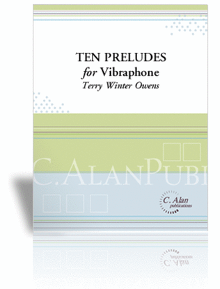 Book cover for Ten Preludes for Vibraphone