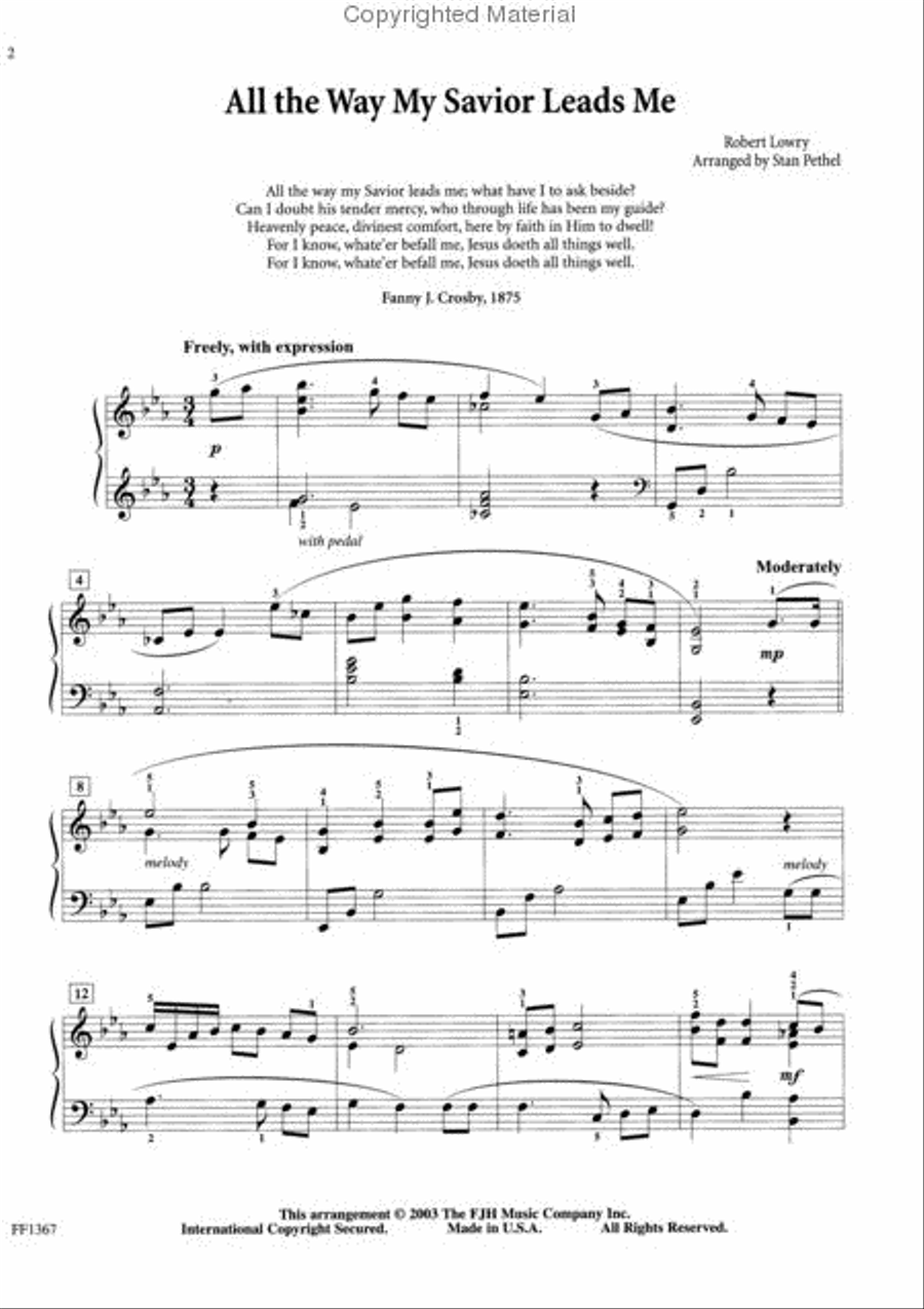 To God Be the Glory To God Be the Glory Piano Solo scores gallery preview page 2