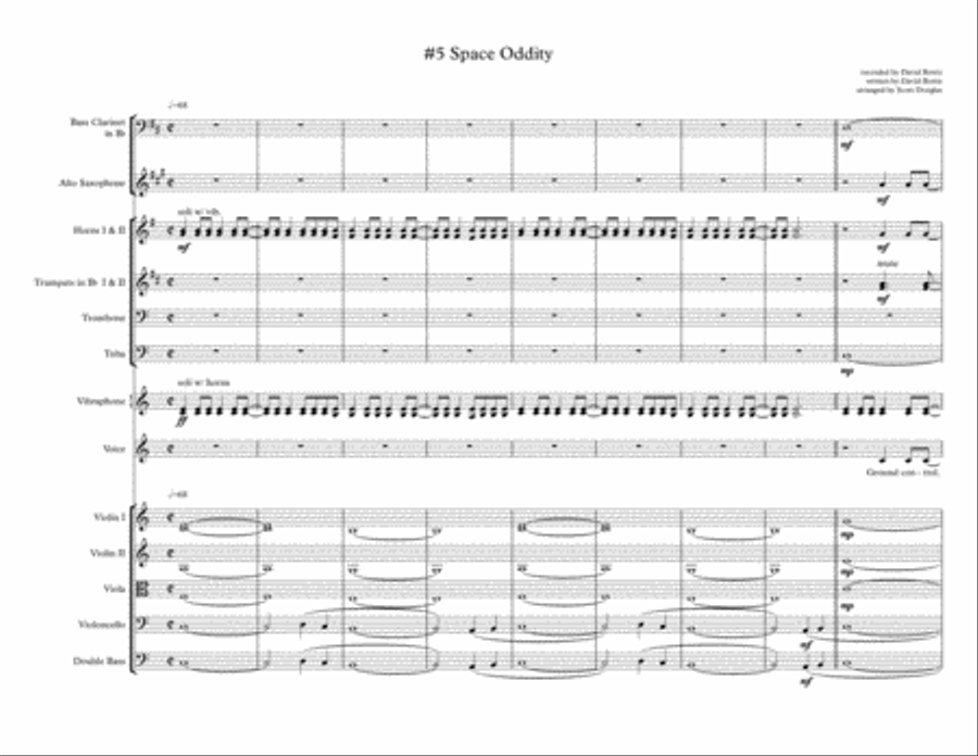 Space Oddity Space Oddity Large Ensemble scores gallery preview page 2