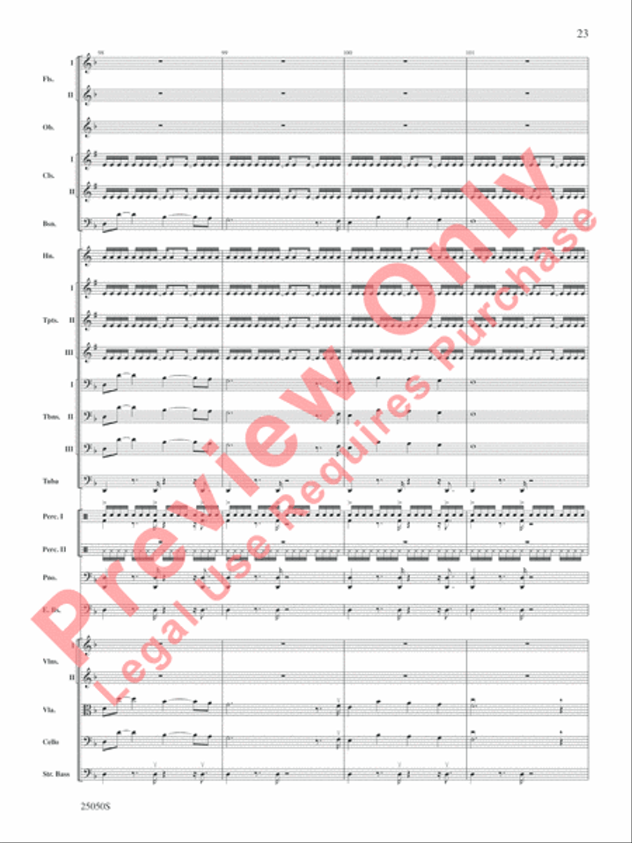 The Children of Sanchez The Children of Sanchez Full Orchestra scores gallery preview page 24
