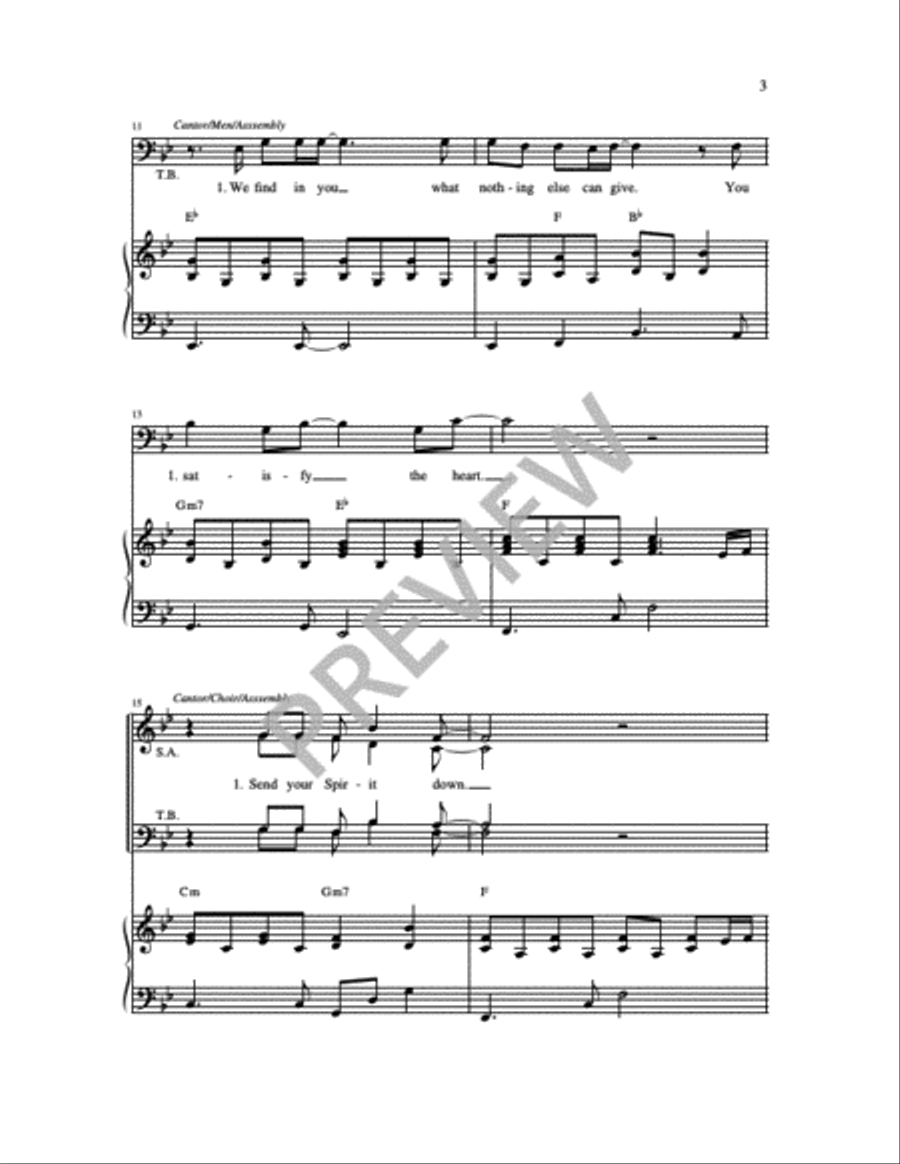 Paschal Mystery 4-Part scores gallery preview page 6